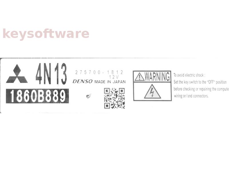 ECU Mitsubishi ASX 1.8 1860B889 275700-1812 4N13 {
