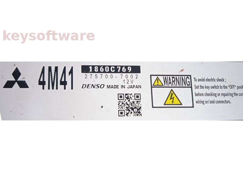 ECU Mitsubishi Pajero 3.2DID 1860C769 275700-7002 4M41