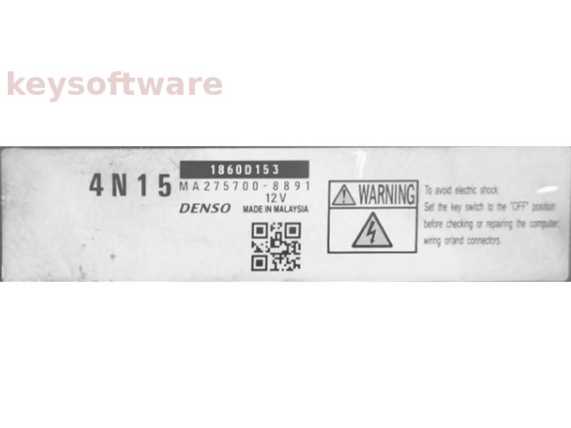 ECU Mitsubishi L200 2.4 1860D153 MA275700-8891 4N15 {