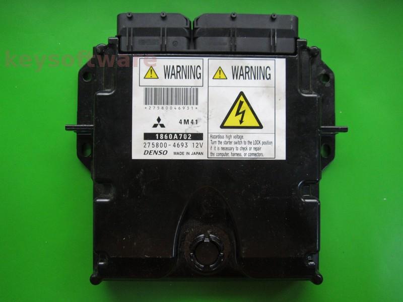 ECU Mitsubishi Pajero 3.2DID 1860A702 275800-4693 4M41