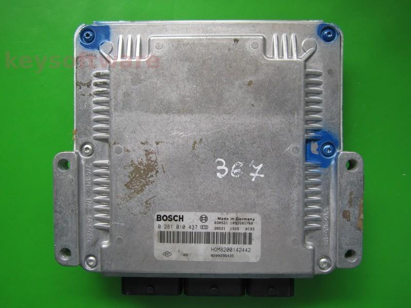 ECU Mitsubishi Carisma 1.9DID 8200142442 0281010437 EDC15C3