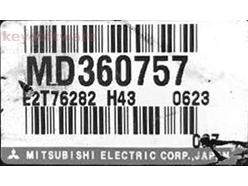ECU Mitsubishi Pajero 3.5 MD360757 E2T76282 H43