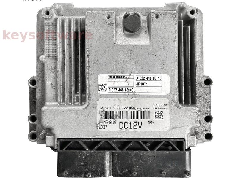 ECU Mitsubishi Canter 3.0 ME309105 0281033722 EDC17C49 {