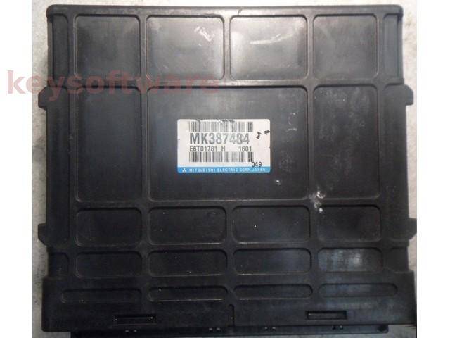 ECU Mitsubishi Pajero 3.2DID MK387484 E6T01781 {