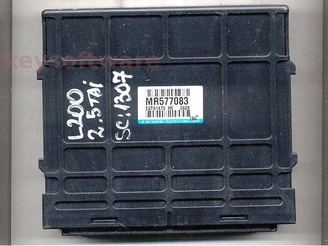 ECU Mitsubishi L200 2.5DID MR577083 E6T01475 {