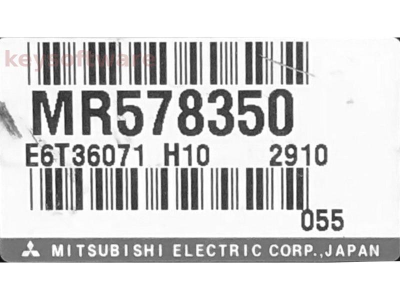 ECU Mitsubishi Montero 3.5 MR578350 E6T36071 {