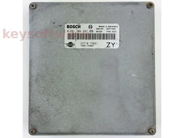 ECU Nissan Micra 1.0 23710 74B61 0261204247 ZY M1.9.5 {