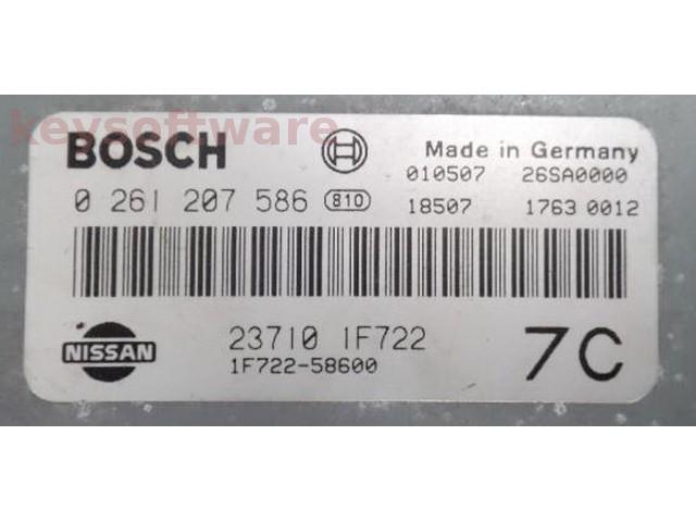 ECU Nissan Micra 1.4 23710 1F722 0261207586 7C M4.6.0 {