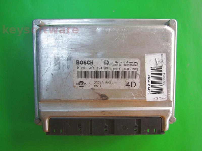 ECU Nissan Almera 2.2DCI 23710 5M311 0281011124 EDC15M