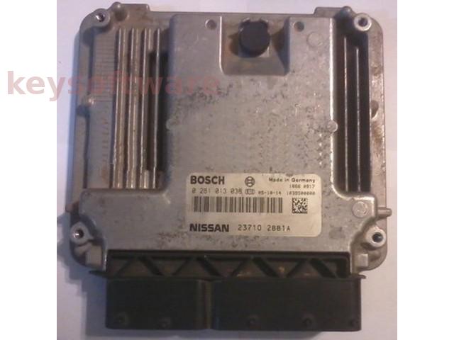ECU Nissan Frontier 2.8DCI 23710 2BB1A 0281013038 EDC16C8 {