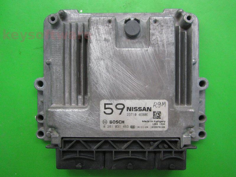 ECU Nissan Qashqai 1.6DCI 23710 4EB0E 0281031463 EDC17C84 +