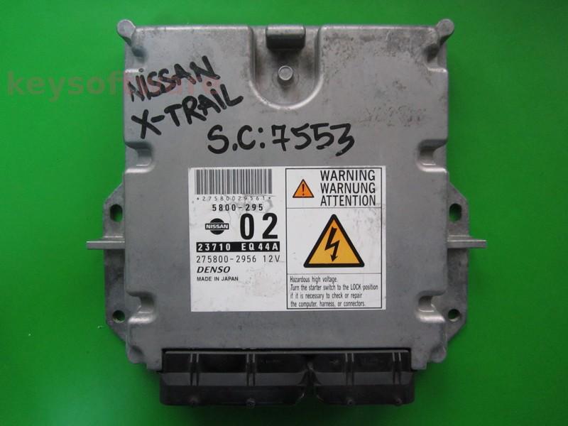 ECU Nissan X-Trail 2.2DCI 23710 EQ44A 275800-2956 136CP