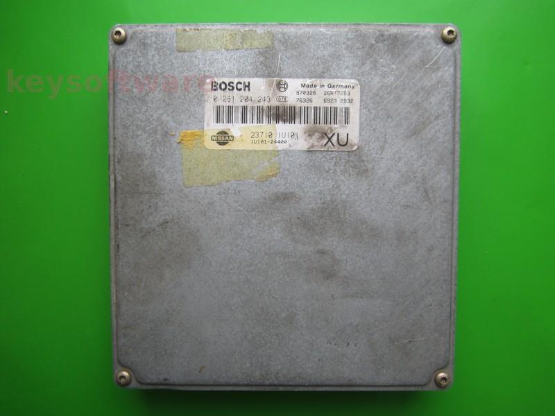 ECU Nissan Micra 1.0 23710 1U101 0261204243 XU M1.9.5