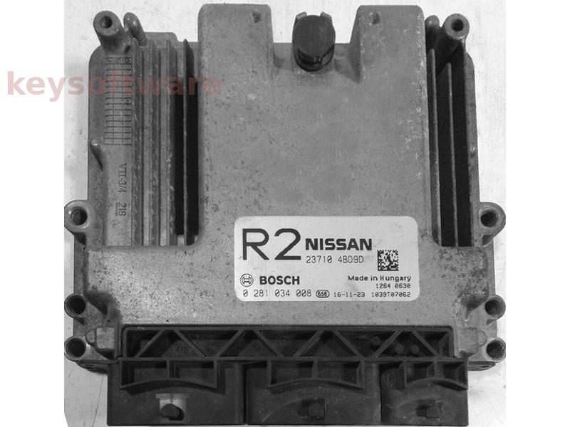 ECU Nissan X-Trail 2.0DCI 23710 4BD9D 0281034008 EDC17C84 {