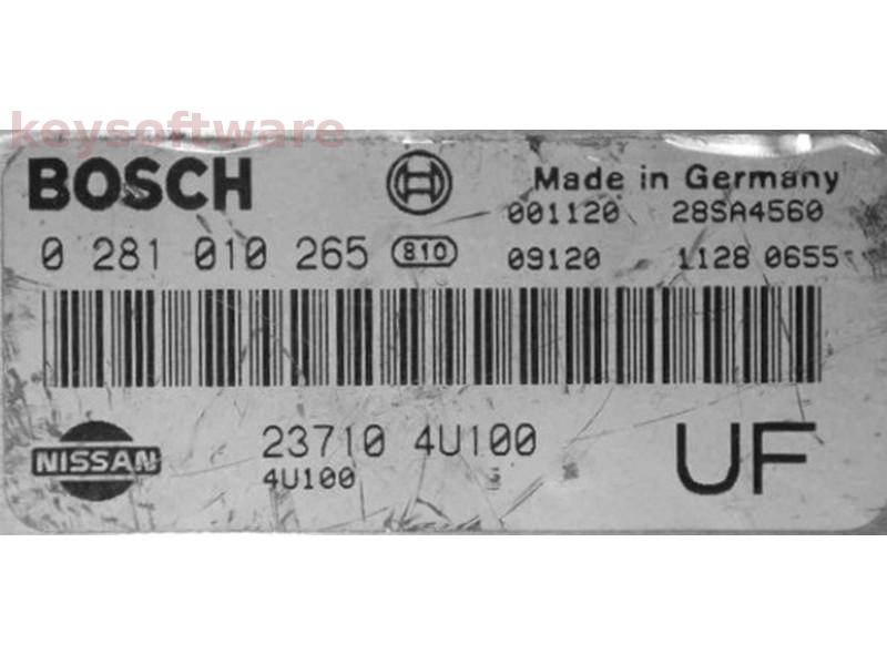 ECU Nissan Almera 2.2DCI 23710 4U100 0281010265 EDC15M {