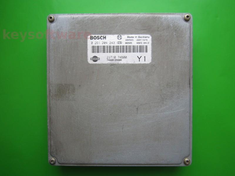 ECU Nissan Micra 1.0 23710 74B00 0261204243 Y1 M1.9.5^