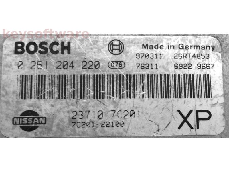 ECU Nissan Serena 1.6 23710 7C201 0261204220 XP M1.9.4 {