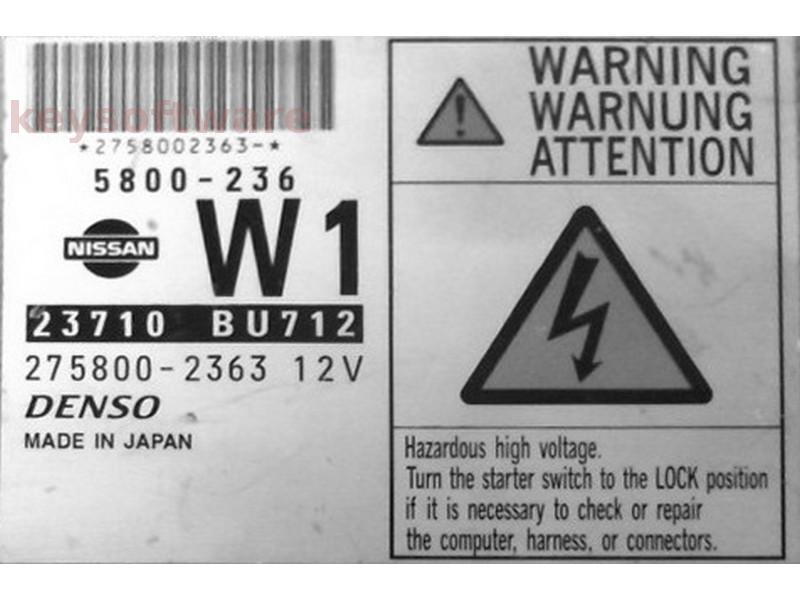 ECU Nissan Almera 2.2DCI 23710 BU712 275800-2363 136CP