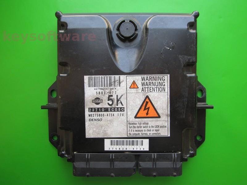 ECU Nissan Pathfinder 2.5DCI 23710 EC05C MB275800-4734 174CP {