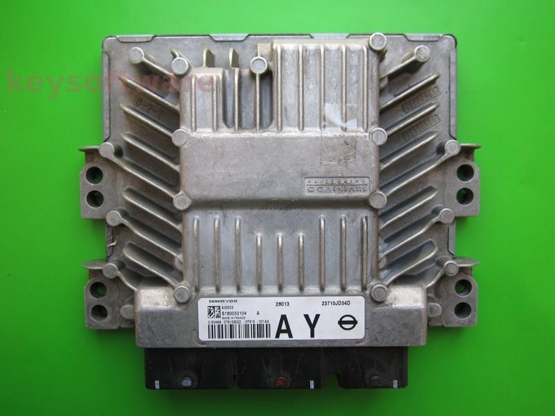 ECU Nissan Qashqai 1.5DCI 23710JD54D S180033104A SID303 }