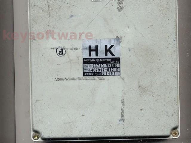 ECU Nissan Navara 2.5DCI 23710 VK560 407917-0720 ZEXEL