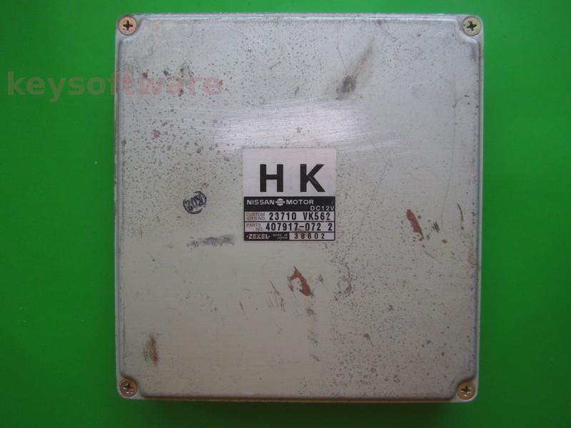ECU Nissan Navara 2.5DCI 23710-VK562 HK 407917-0722 ZEXEL