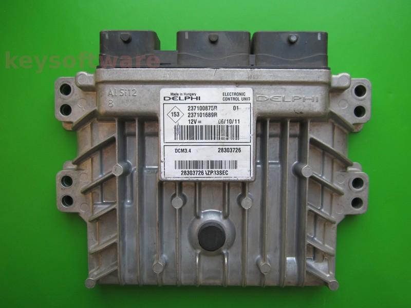 ECU Nissan Note 1.5DCI 237101689R 28303726 DCM3.4