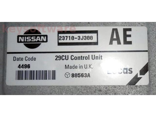 ECU Nissan Primera 1.6 23710-3J300 AE 80563A {