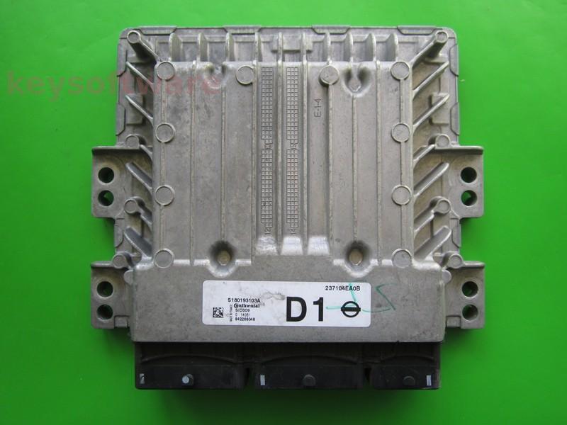 ECU Nissan Qashqai 1.5DCI 237104EA0B S180193103A SID309