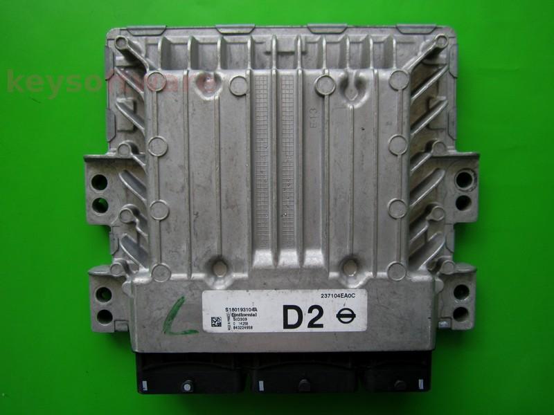 ECU Nissan Qashqai 1.5DCI 237104EA0C S180193104A SID309