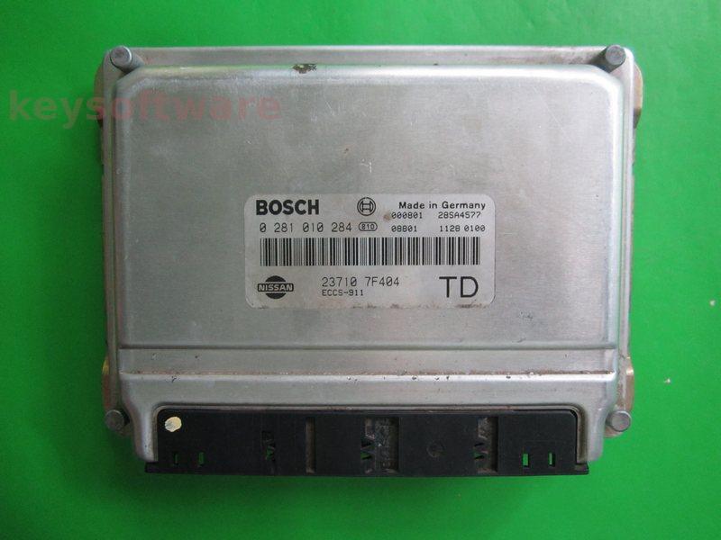 ECU Nissan Terrano 2.7TDI 23710 7F404 0281010284 EDC15V+ {+