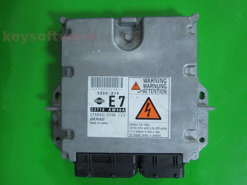 ECU Nissan Primera 2.2DCI 23710 AW40A 275800-2198 136CP