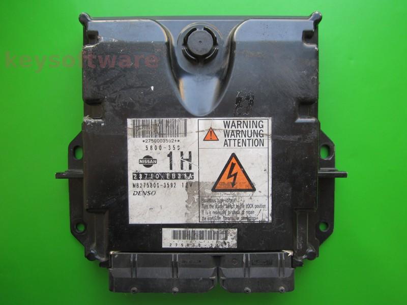 ECU Nissan Pathfinder 2.5DCI 23710 EB31A MB275800-3592 174CP {+