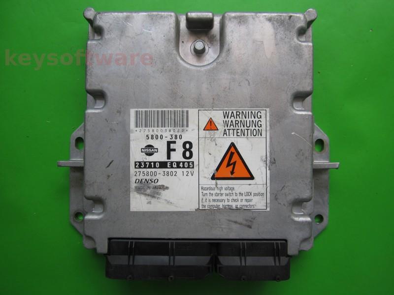 ECU Nissan X-Trail 2.2DCI 23710 EQ405 275800-3802 136CP }