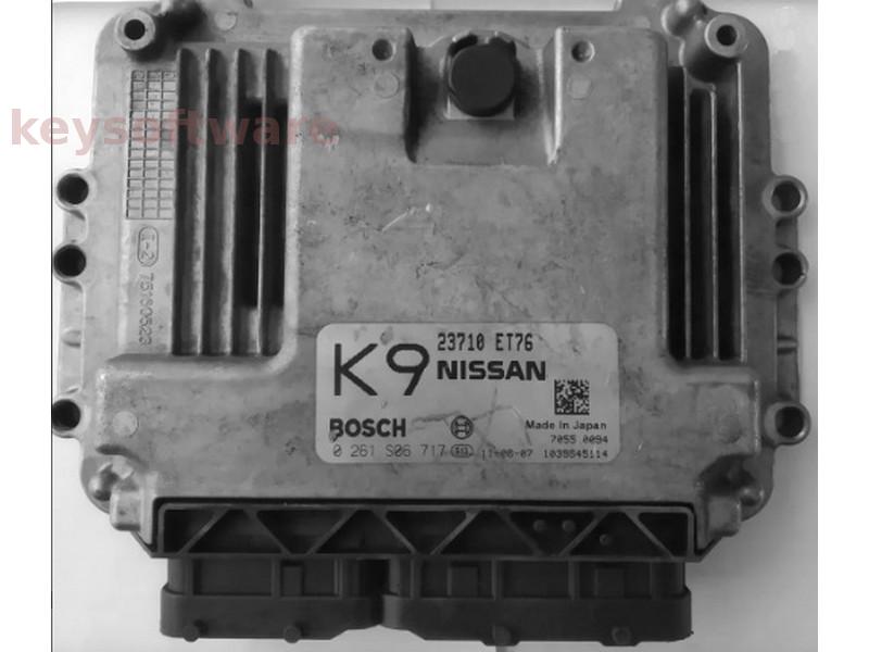 ECU Nissan Sentra 2.0 23710 ET76 0261S06717 ME7.9.20
