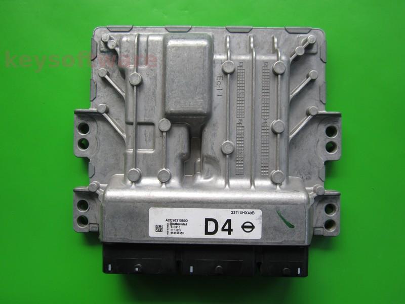 ECU Nissan Qashqai 1.5DCI 23710HX40B A2C98315800 SID310
