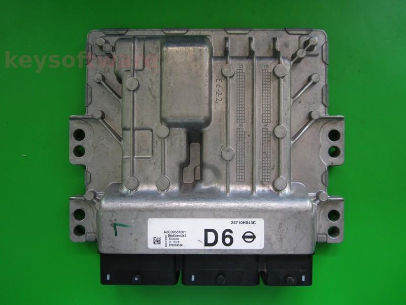 ECU Nissan Qashqai 1.5DCI 23710HX43C A2C39567001 SID310