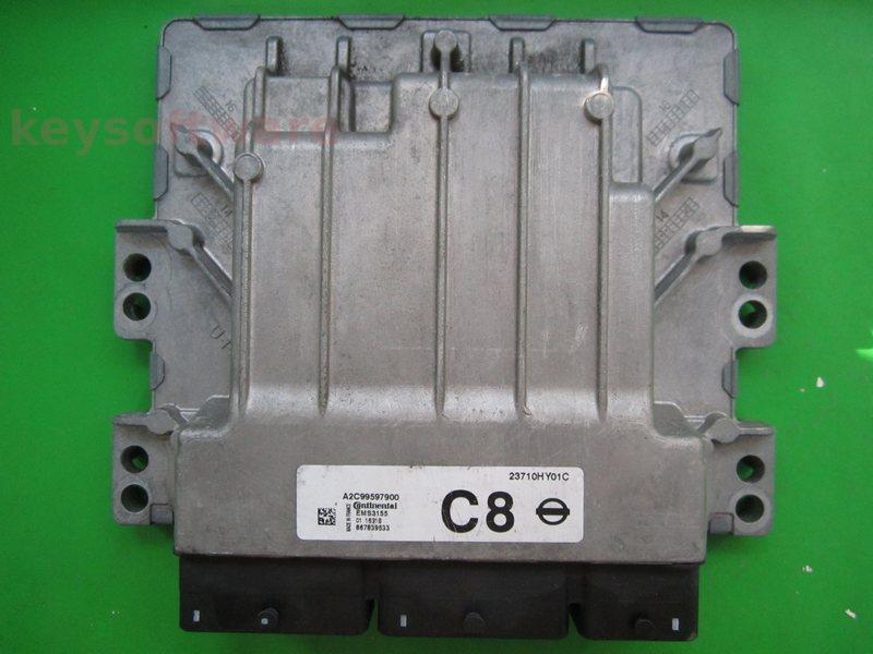 ECU Nissan Juke 1.2 23710HY01C A2C99597900 EMS3155