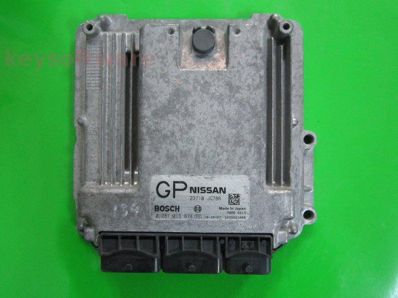 ECU Nissan X-Trail 2.0DCI 23710 JG78B 0281013874 EDC16CP33 {+