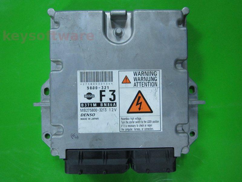 ECU Nissan Almera 2.2DCI B371M BN86A MB275800-3213 136CP
