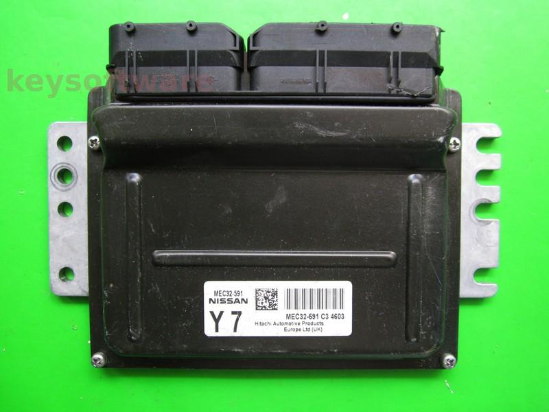 ECU Nissan Primera 1.8 MEC32-591 Y7 `+