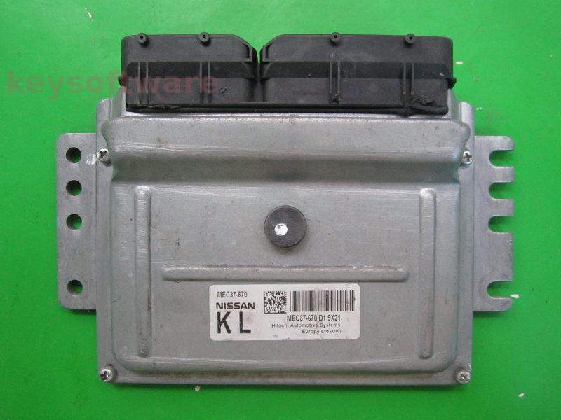 ECU Nissan Note 1.4 MEC37-670 KL