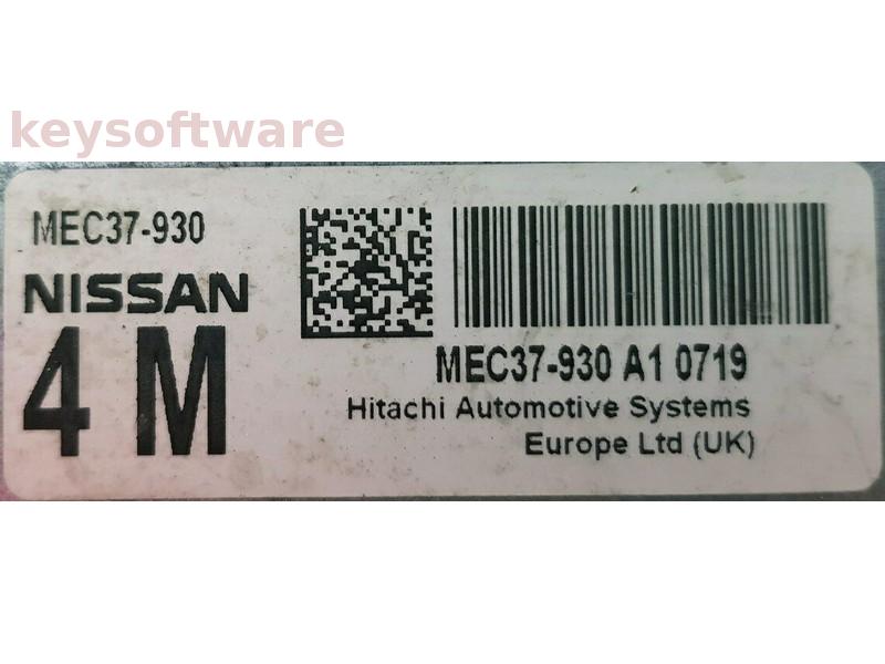 ECU Nissan Juke 1.6 MEC37-930 4M {