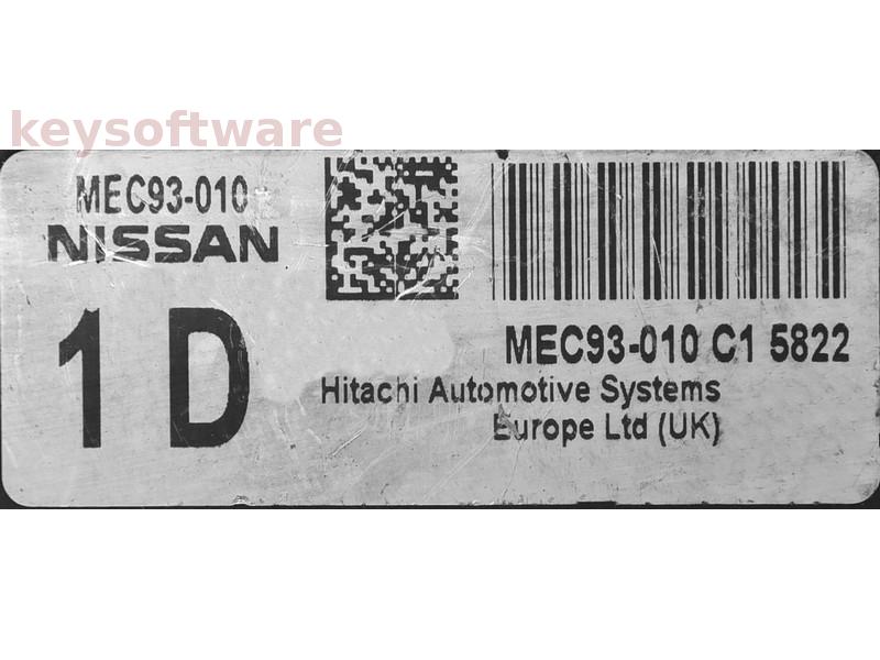 ECU Nissan Micra 1.6 MEC93-010 1D