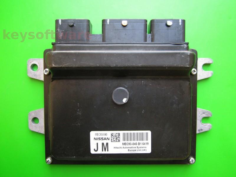ECU Nissan Note 1.6 MEC93-040 JM