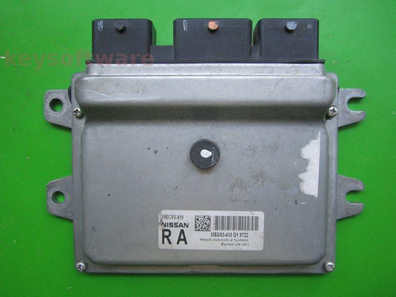 ECU Nissan Qashqai 2.0 MEC93-410 RA FJ