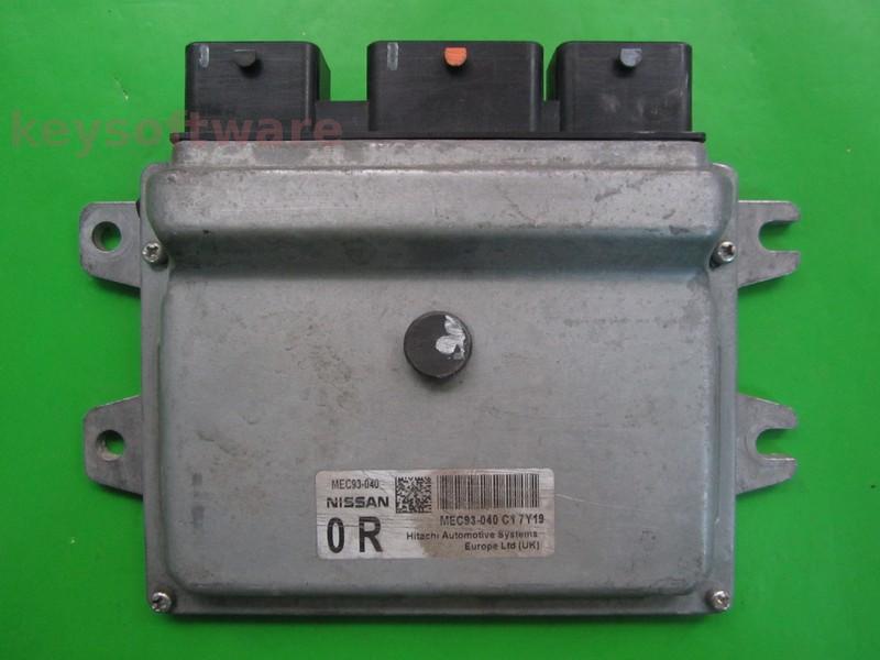 ECU Nissan Note 1.6 MEC93-040 0R