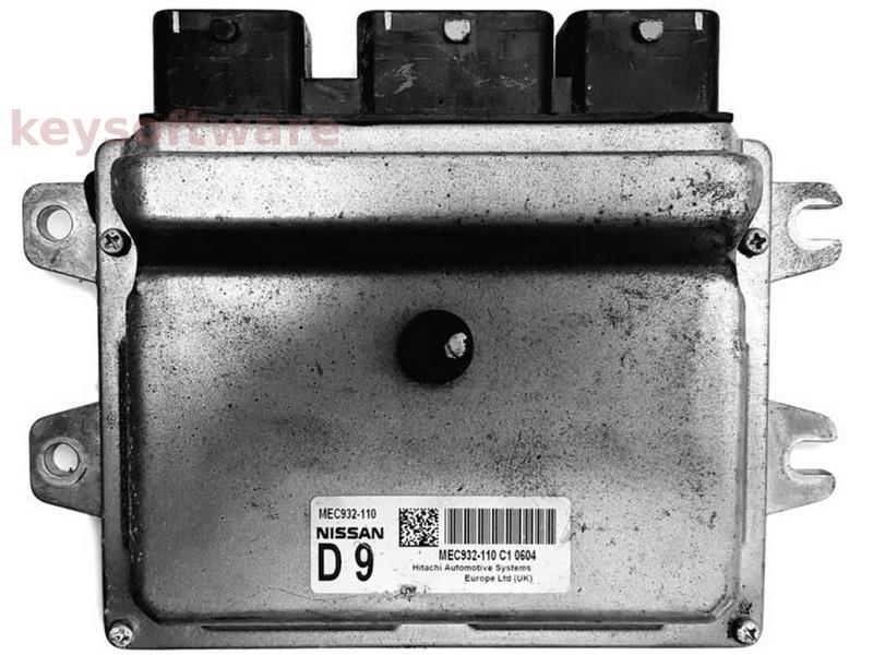 ECU Nissan Qashqai 1.6 MEC932-110 D9
