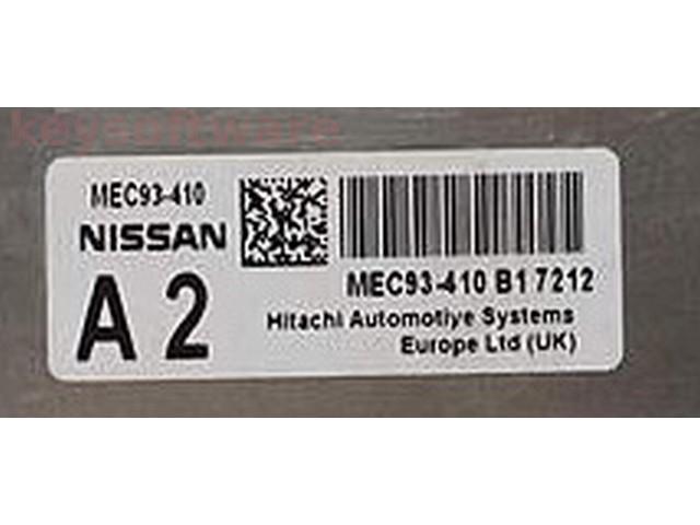 ECU Nissan Qashqai 2.0 MEC93-410 A2 {