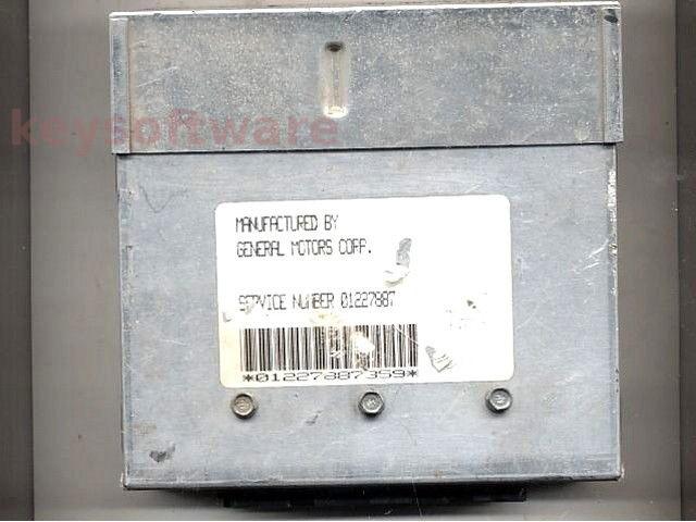 ECU Opel Kadett 1.6 01227887 C16NZ negru